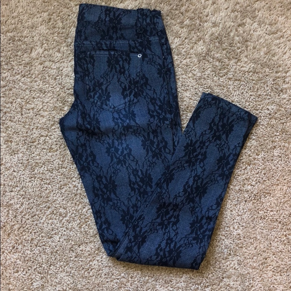 Celebrity Pink Floral Jeggings